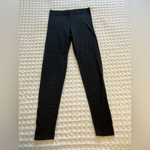 PINK Victoria’s Secret Charcoal Gray Cotton-Blend Leggings